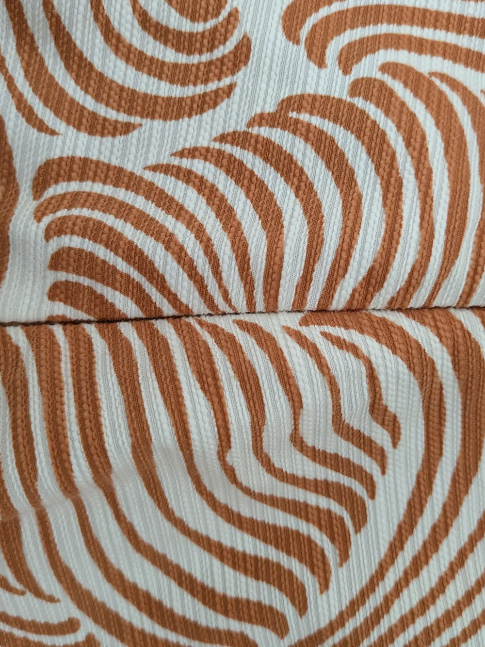 Ann Taylor Abstract Wave Print Textured Mini Skirt Size 8